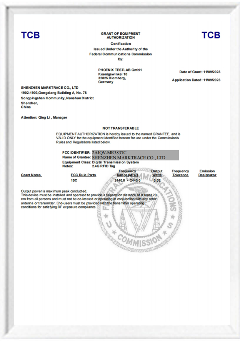 MR3837C FCC