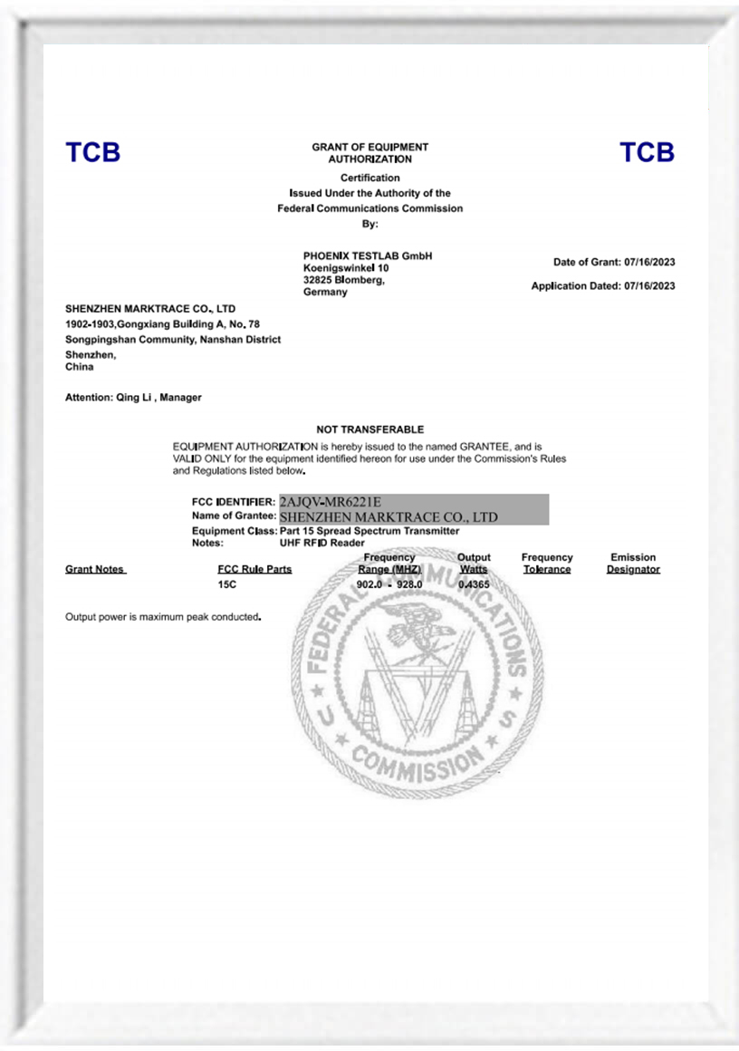 MR6221E FCC