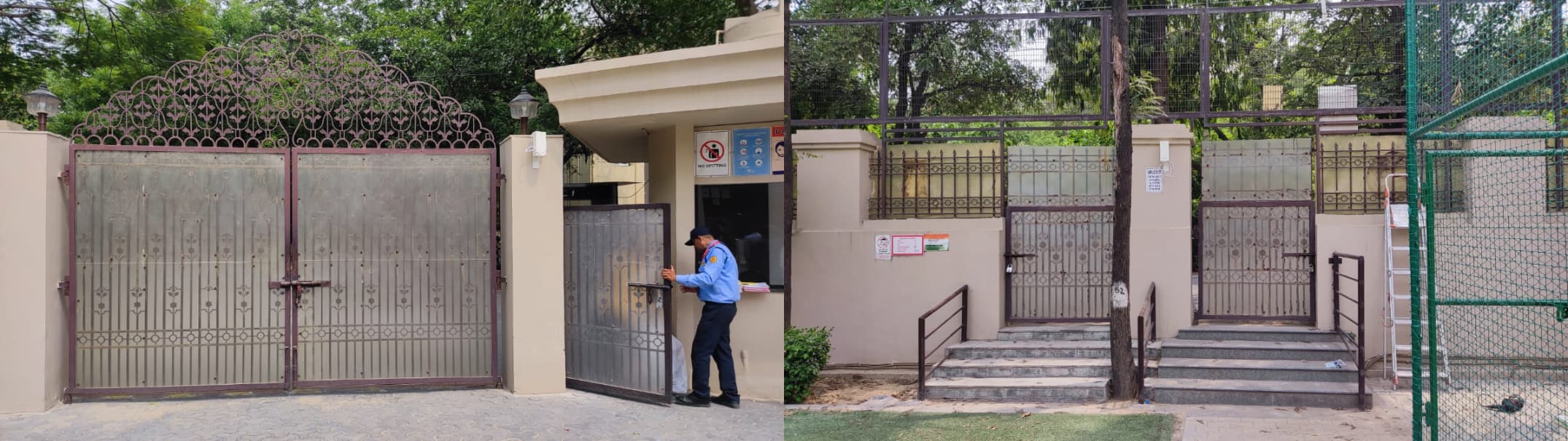 MR7901P fixed on School gate/School in & School Out